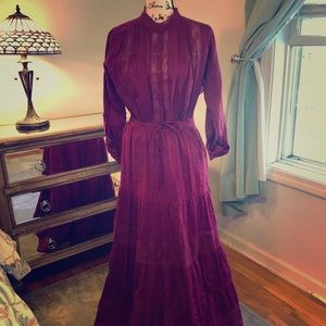 Victorian style Free People maxi dress